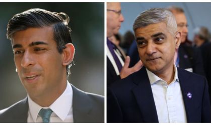 Rishi Sunak, escolhido o próximo primeiro-ministro do Reino Unido; Sadiq Khan, prefeito de Londres