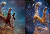 Telescópio James Webb registra nova imagem dos famosos “Pilares da Criação”