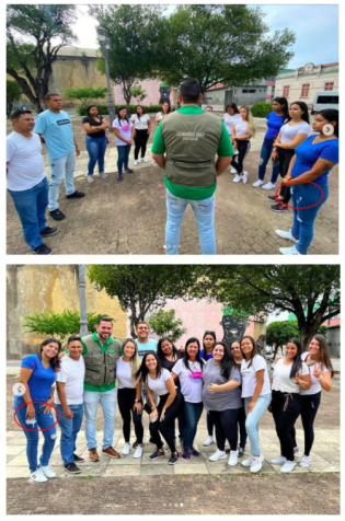 | Reproduções de imagens postadas pelo vereador Leonardo Dias no Instagram.