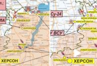 Mapa do Ministério da Defesa da Rússia confirma perdas significativas em Kherson