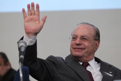 O então deputado Paulo Maluf (PP/SP), durante convenção Nacional do Partido Progressista, no auditório Petrônio Portela, em Brasília