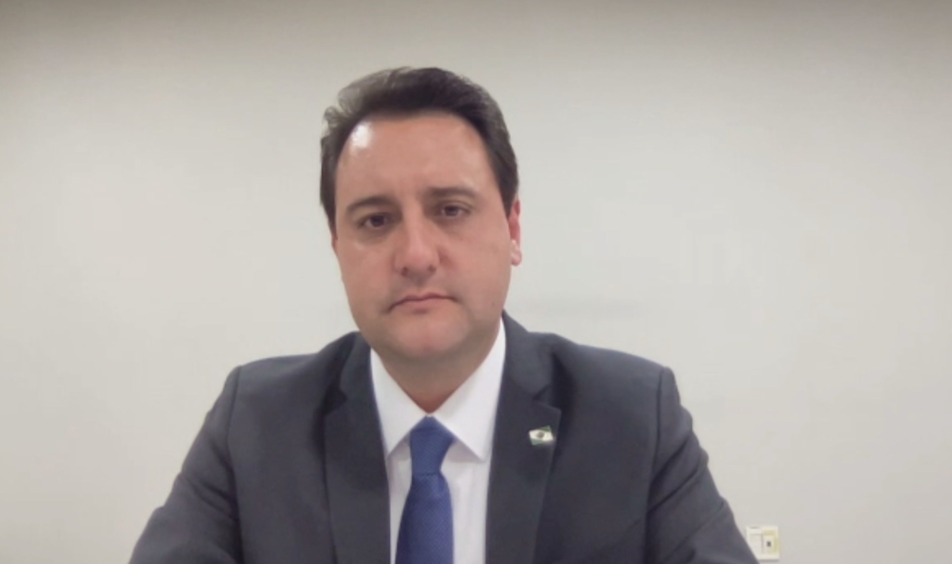 Governador reeleito do Paraná, Ratinho Júnior (PSD)