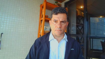 Senador Sergio Moro (União Brasil-PR) em entrevista à CNN