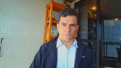 Senador Sergio Moro (União Brasil-PR) em entrevista à CNN