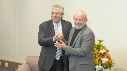 O presidente eleito, Luiz Inácio Lula da Silva (PT), se reuniu com o presidente argentino, Alberto Fernández