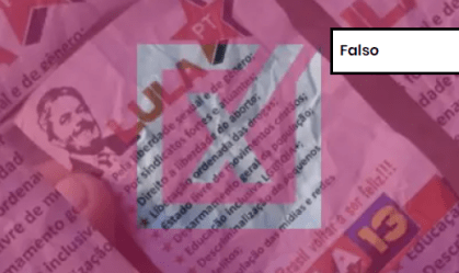 Plano de governo de Lula não libera aborto e drogas; panfleto divulgado é falso