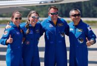 Cosmonauta pega carona em foguete da SpaceX
