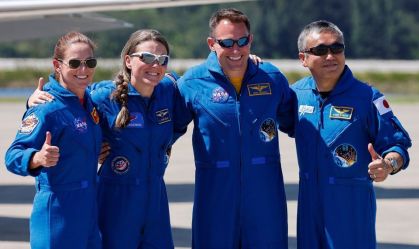 Cosmonauta pega carona em foguete da SpaceX