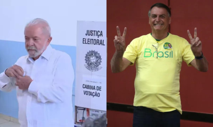 Lula e Bolsonaro votam