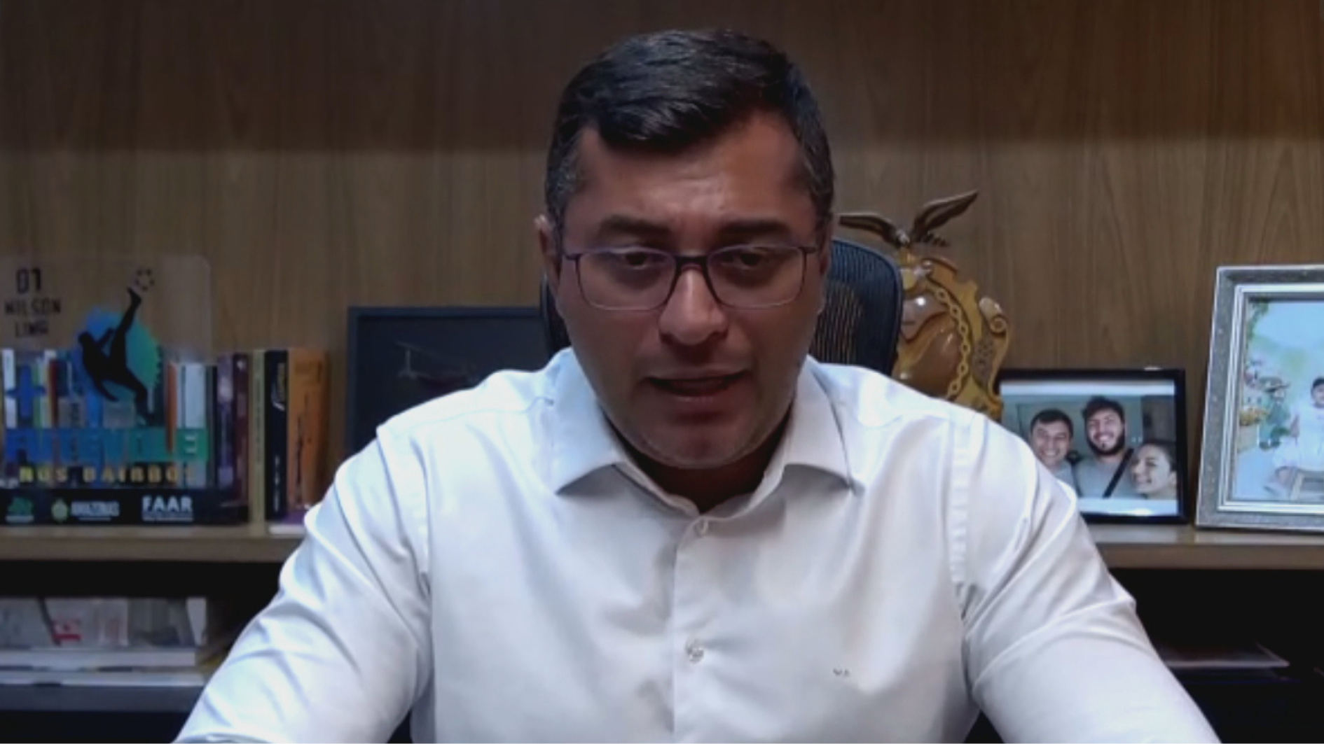 Governador reeleito do Amazonas, Wilson Lima (União Brasil)