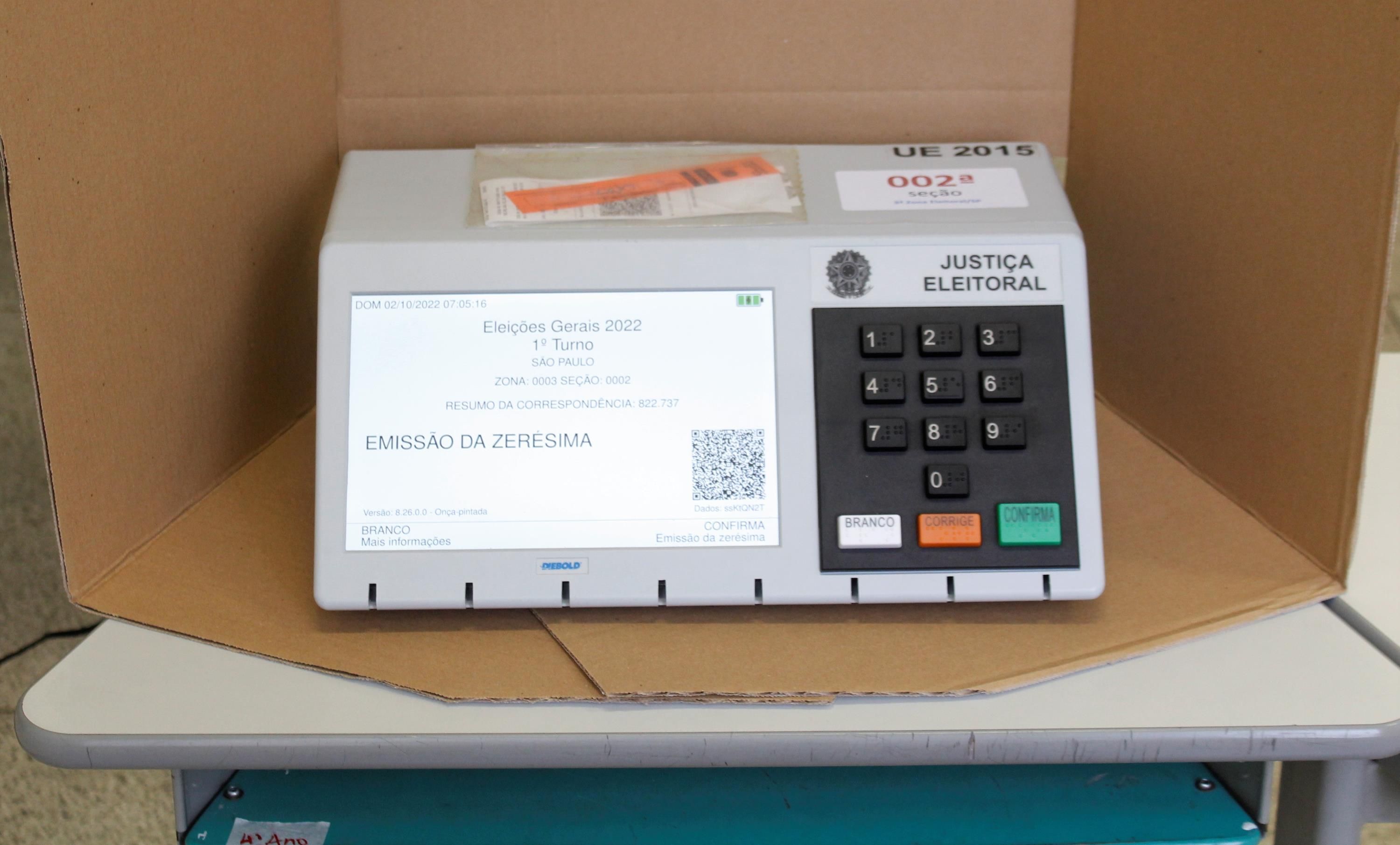 URNAS ELETRÔNICAS ELEIÇÕES 2022