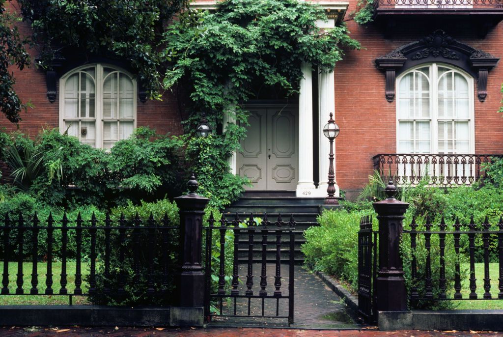 The Mercer-Williams House, museu construído em 1868, em Savannah / W. Metzen/ClassicStock/Getty Images
