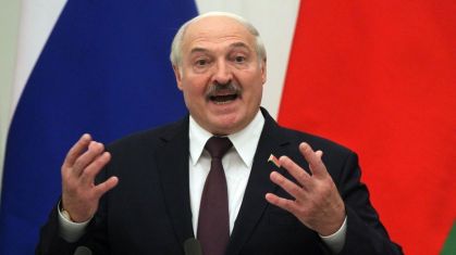Presidente do Belarus, Alexander Lukashenko, durante evento em 9 de setembro de 2022