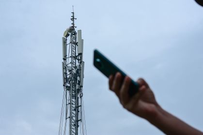 Samartphone / sinal 5G