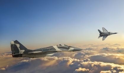 Imagem de destaque do post: Aviões de guerra da Coreia do Norte se aproximam da fronteira sul-coreana