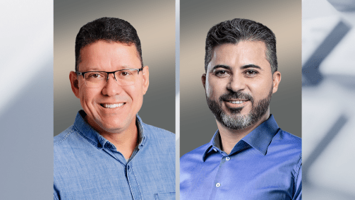 Coronel Marcos Rocha (União Brasil) e Marcos Rogério (PL), candidatos ao governo de Rondônia