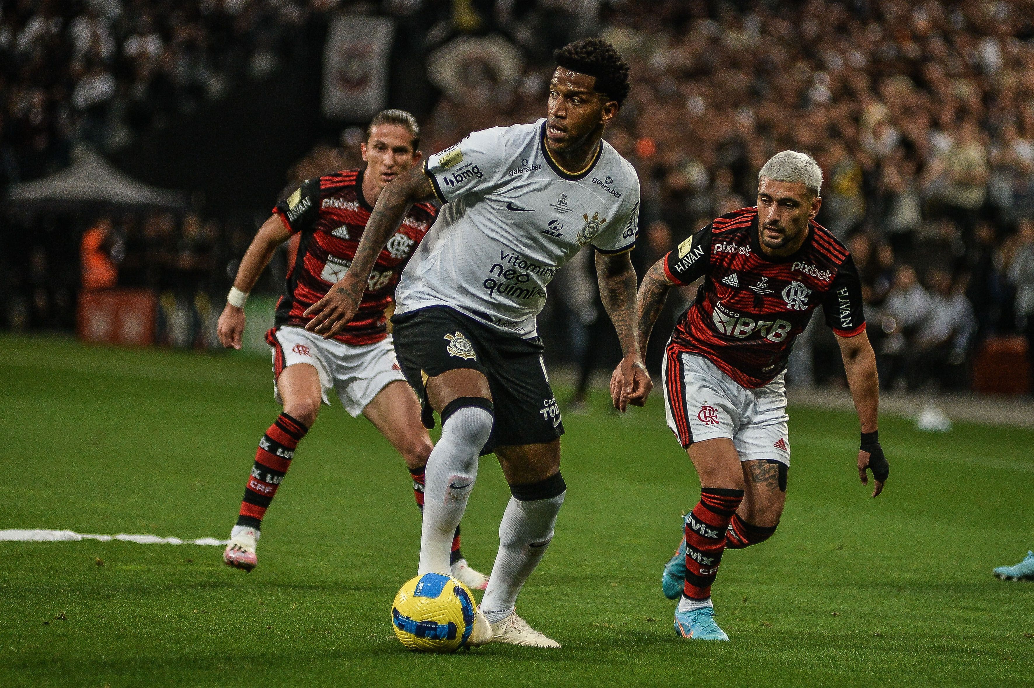 PARTIDA ENTRE O FLAMENGO X CORINTHIANS, VÁLIDO PELA FINAL DA COPA DO BRASIL, REALIZADO NA NEO QUÍMICA ARENA, NA ZONA LESTE DE SÃO PAULO, NA NOITE DESTA QUARTA-FEIRA (12)