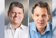 Pesquisa Atlas sobre governo de São Paulo: Tarcísio tem 55,6% dos votos válidos; Haddad, 44,4%