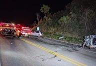 Acidente com quatro veículos em MG deixa sete mortos e oito feridos