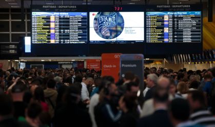 Aeroporto de Congonhas registra cancelamentos e filas nesta segunda-feira (10)