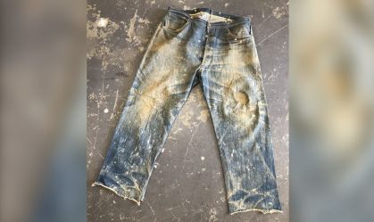 Calça Levi's do século 19 encontrada em poço é vendida por mais de R$ 400 mil