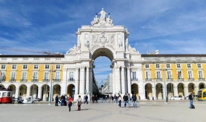 Praça do Comércio, em Lisboa