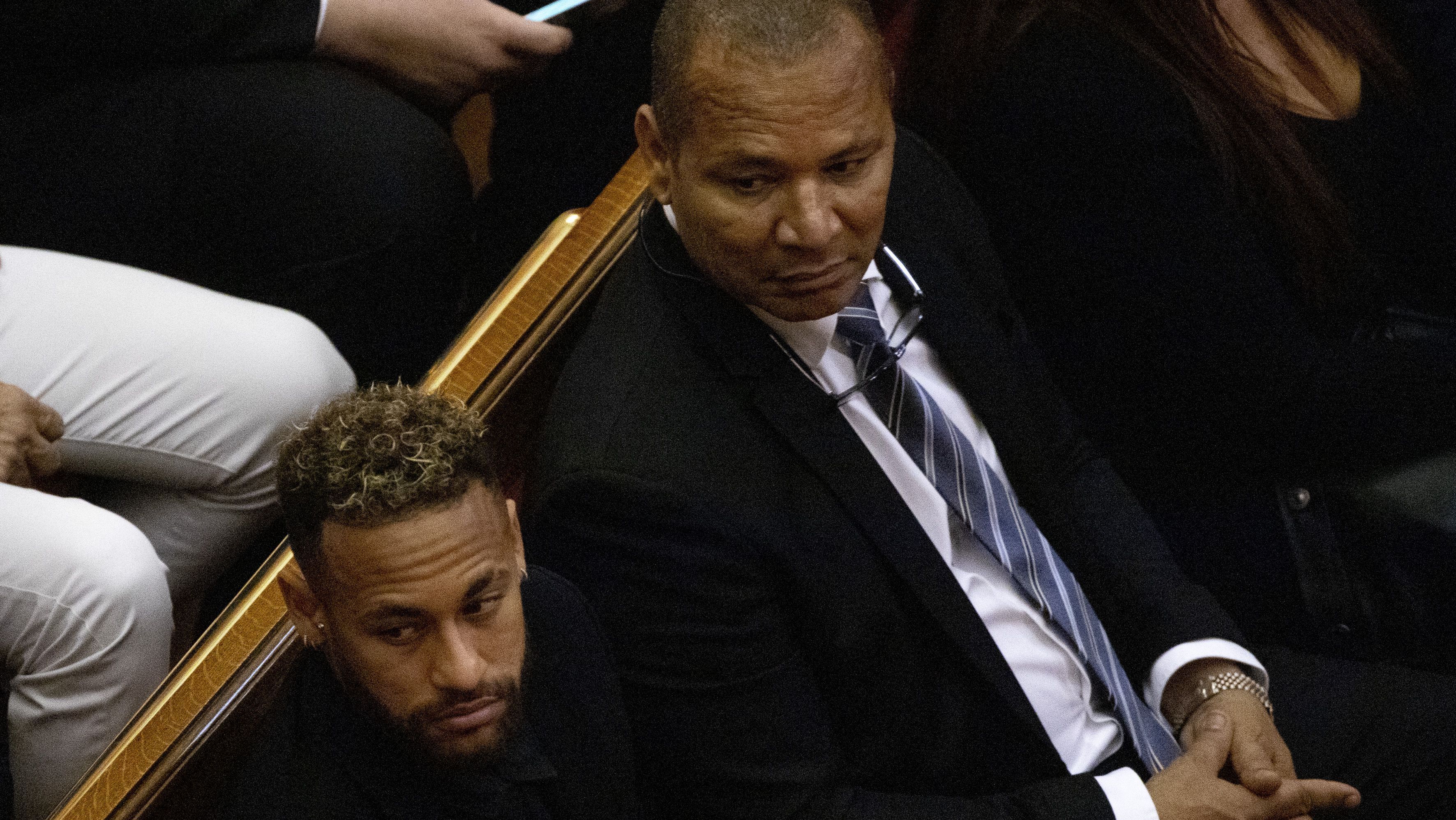 Neymar e o pai