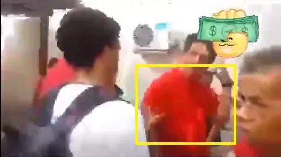 Captura do vídeo investigado, feita pelo Comprova, mostra camiseta de Rogério Carvalho sem estampa / Projeto Comprova