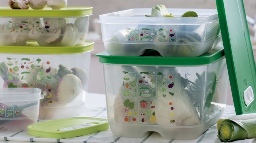Conjunto Tupperware FridgeSmart foi projetado para armazenamento em geladeira / Tupperware / divulgação