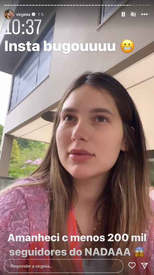 Influenciadora Virginia Fonseca relata perda de seguidores no Instagram. / Reprodução/Instagram