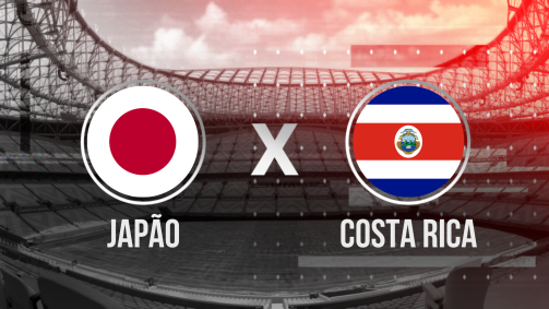 Japão e Costa rica se enfrentam neste domingo (27)