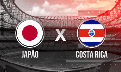 Japão e Costa rica se enfrentam neste domingo (27)
