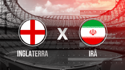Inglaterra e Irã entram em campo às 10h desta segunda-feira (21)