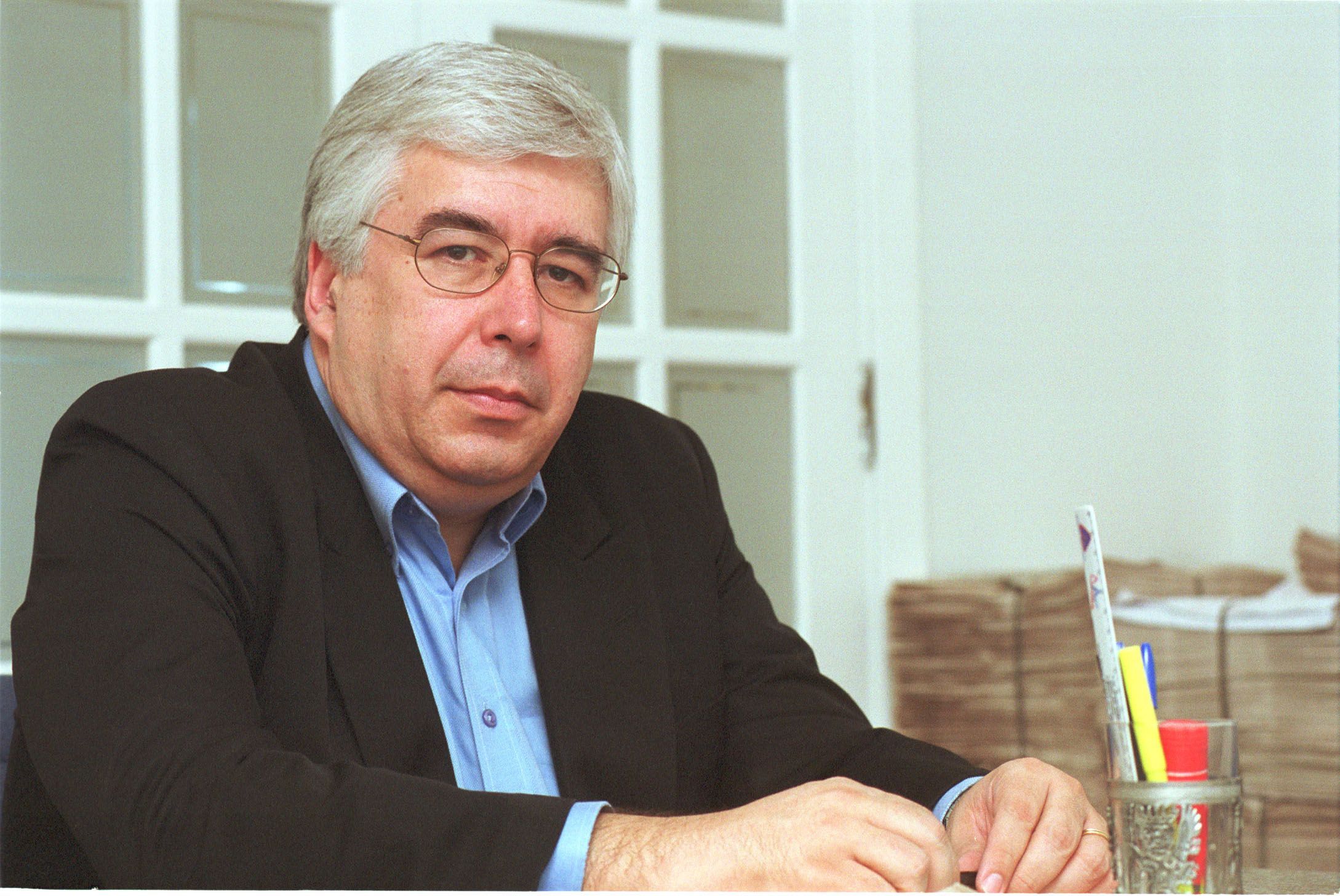 Ex-governador de São Paulo, Luiz Antonio Fleury Filho, em seu escritório, na Rua Veneza, em São Paulo, em 2001