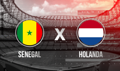 Senegal e Holanda se enfrentaram nesta segunda-feira (21), às 13h