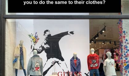 Banksy "pede" que ladrões roubem loja em Londres que teria usado sua obra sem autorização