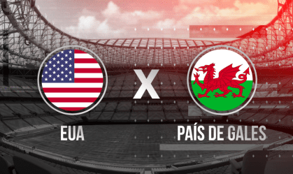 Estados Unidos e País de Gales se enfrentam nesta segunda-feira (21), às 16h
