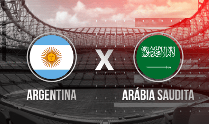 Argentina e Arábia Saudita entram em campo às 7h desta segunda-feira (22)