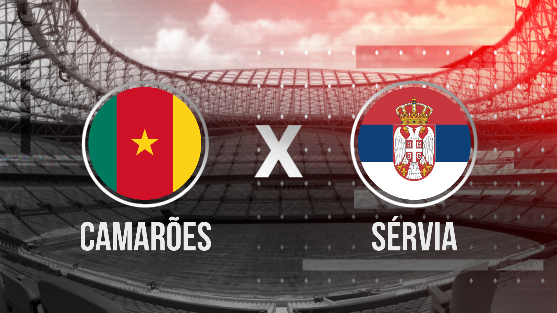 Camarões x Sérvia