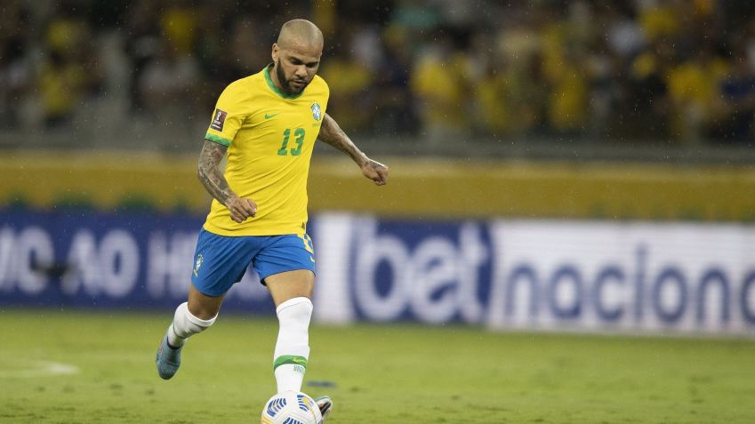 Daniel Alves, lateral da Seleção Brasileira / Lucas Figueiredo/CBF