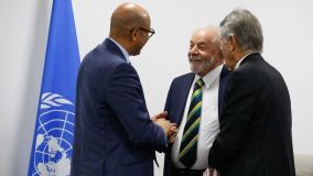 Luiz Inácio Lula da Silva, presidente eleito, na COP27, no Egito