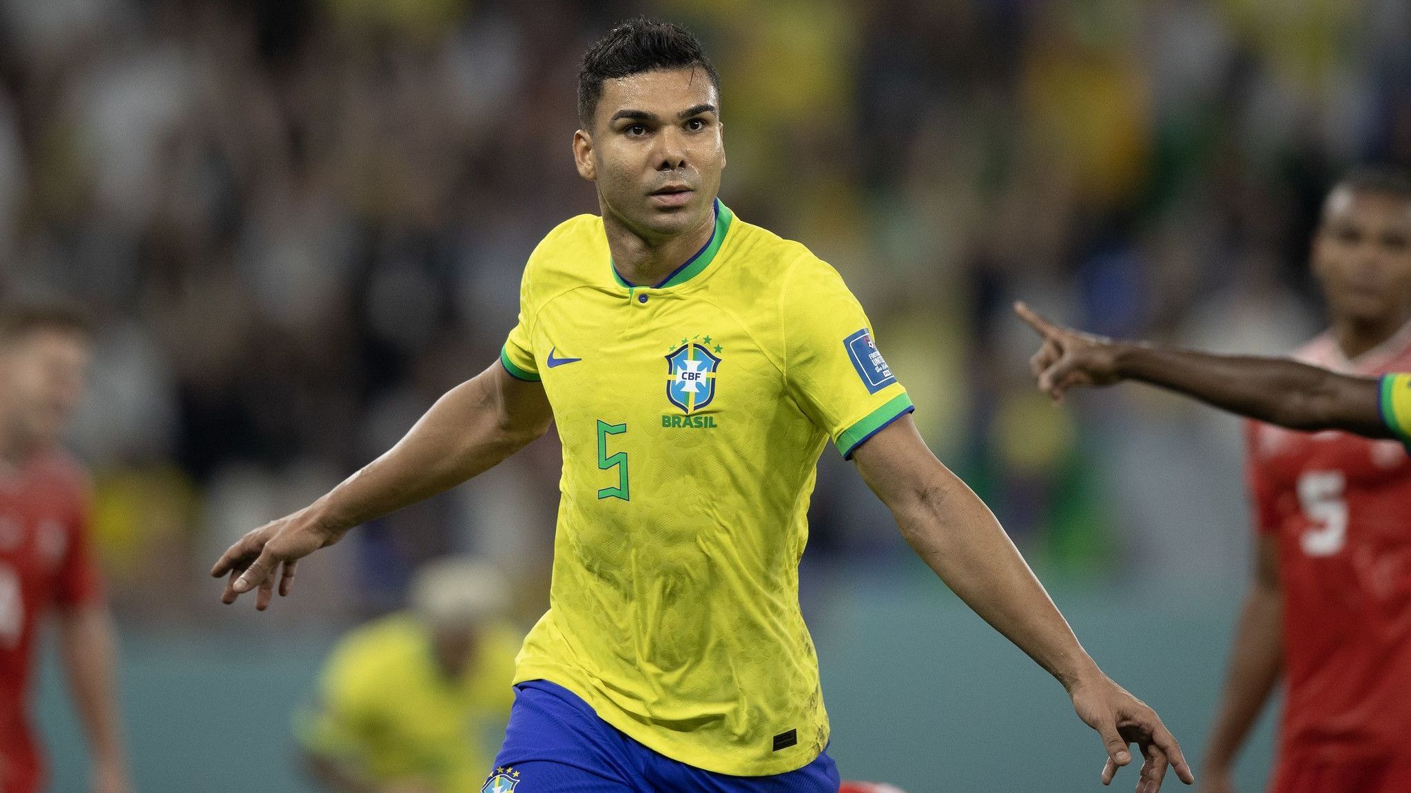 Casemiro marcou o gol do Brasil contra a Suíça