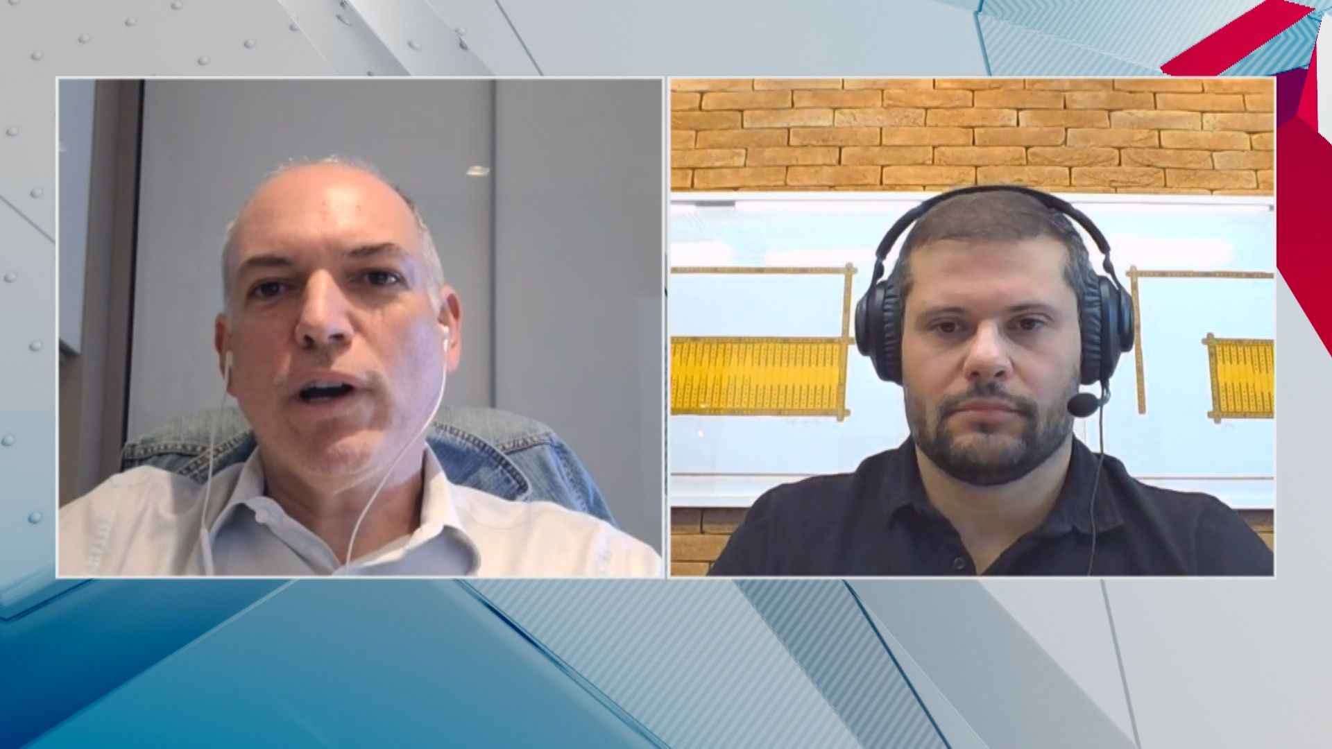 O sócio da 4intelligence, Juan Jensen, e o CEO da Forpus Capital, Luiz Nunes