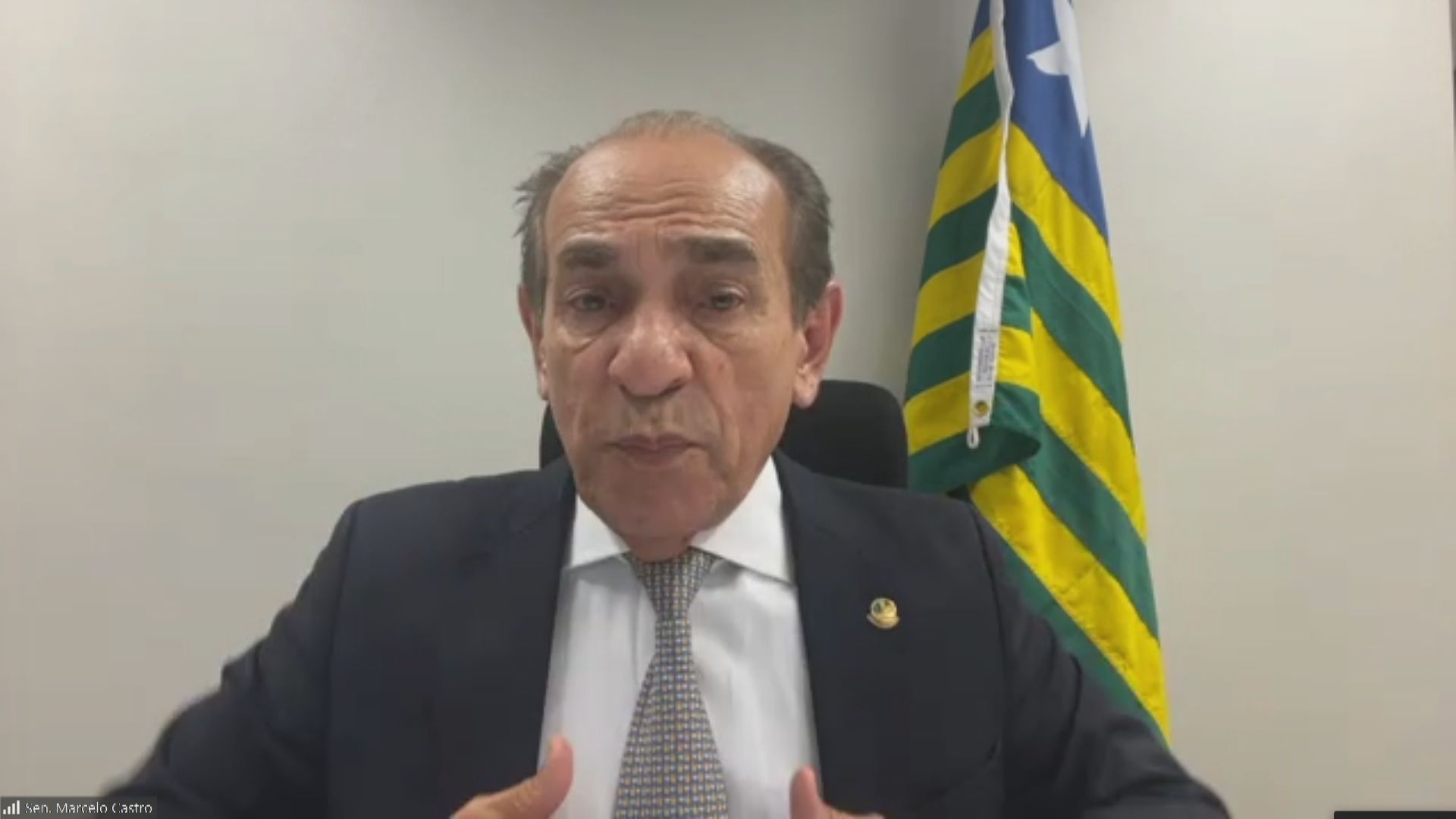 Senador Marcelo Castro (MDB-PI), relator do orçamento de 2023