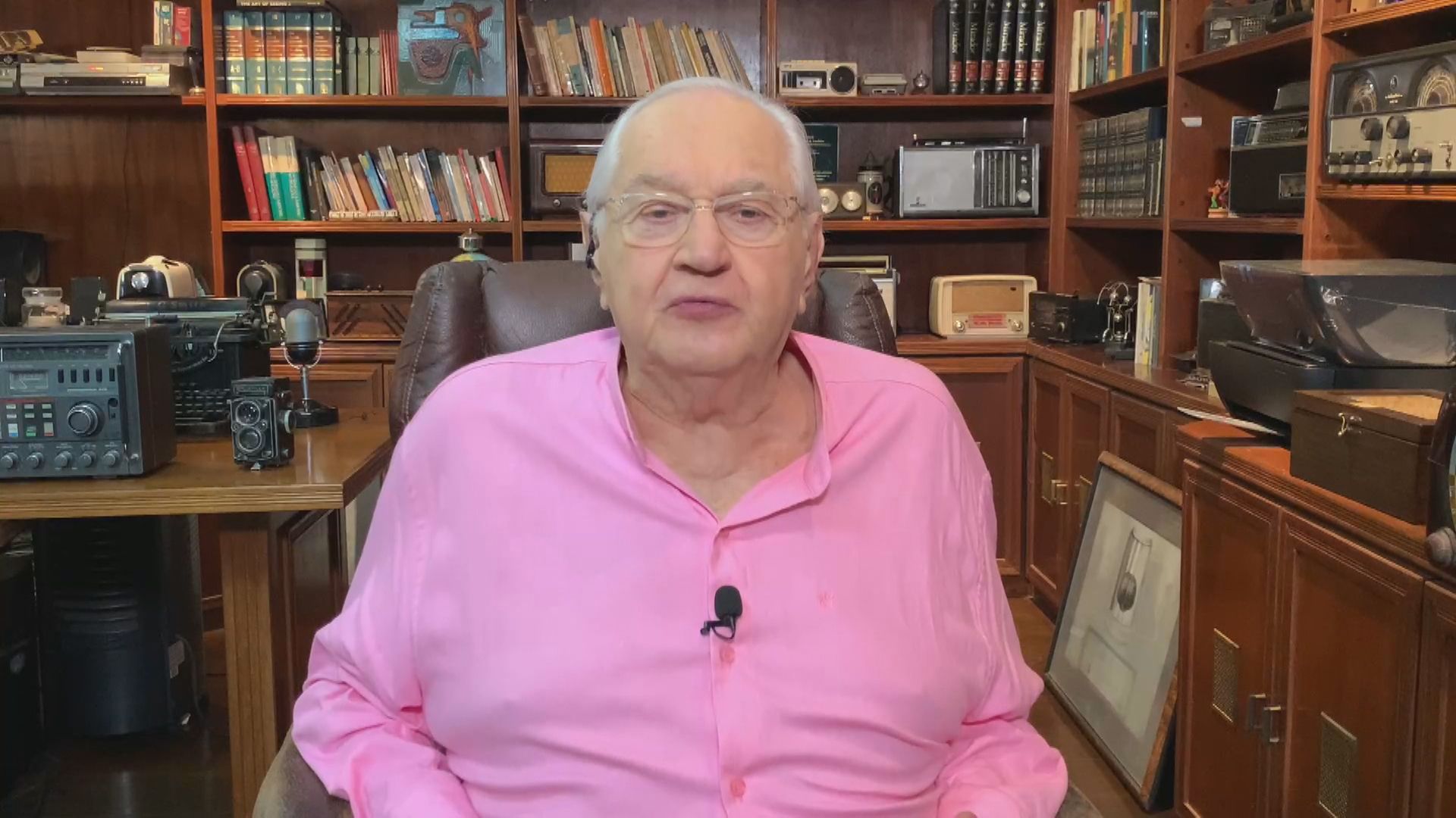 Boris Casoy em participação no quadro Liberdade de Opinião (29.nov.2022)