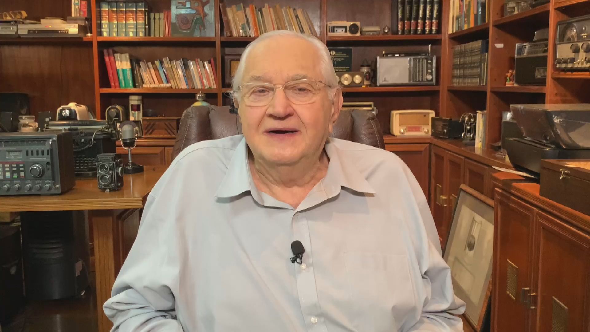 Boris Casoy em participação no quadro Liberdade de Opinião (30.nov.2022)