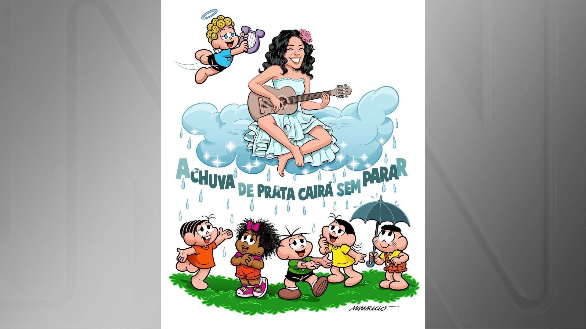Homenagem de Mauricio de Sousa à cantora Gal Costa