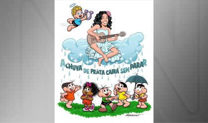 Mauricio de Sousa faz ilustração em homenagem a Gal Costa
