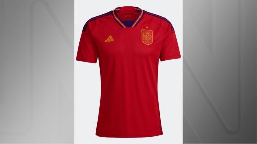 Camisa I da Espanha para a Copa do Mundo do Catar 2022