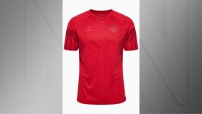 Camisa I da Dinamarca para a Copa do Mundo do Catar 2022